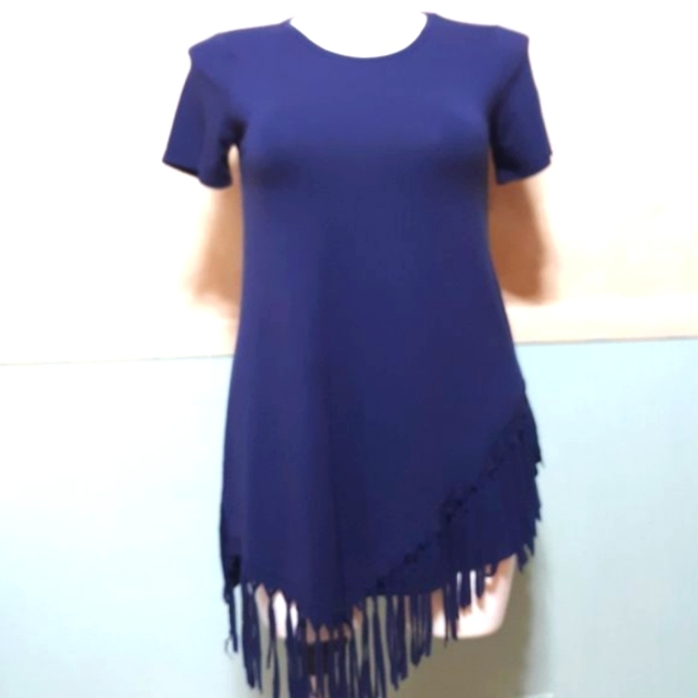 Serena Williams Signature Statement Blouse with Fringe SIZE S
